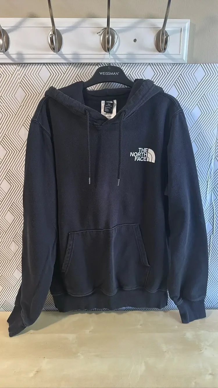 The North Face Black Pullover Hoodie Mens Size S Sweatshirt